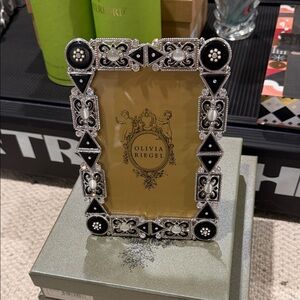 Olivia Riegel Black & Silver Ornate Picture Frame